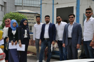 حملة التوعية المرورية الثالثة في مدينة البصرة 