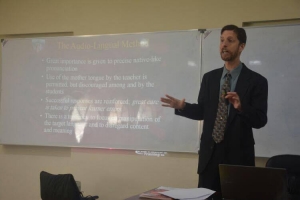  The Department of English hosted  Director Advance 